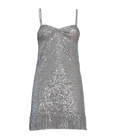 Ermanno Scervino Sling Dress In Gray
