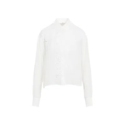 Ermanno Scervino Snow White Silk Shirt