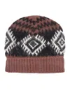 Ermanno Scervino Soft Textured Knitted Beanie With Ribbed Knit Pattern In Black