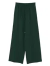 Ermanno Scervino Soft Trousers With Drawstring In Green