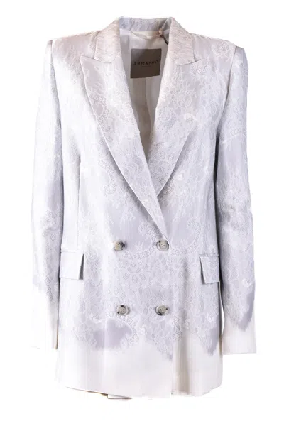 Ermanno Scervino Sophisticated Women's Blazer - Perfect For Every Occasion In Gray