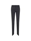 Ermanno Scervino Tailored Bootcut Trousers With Flared Hem And Refined Finish In Black