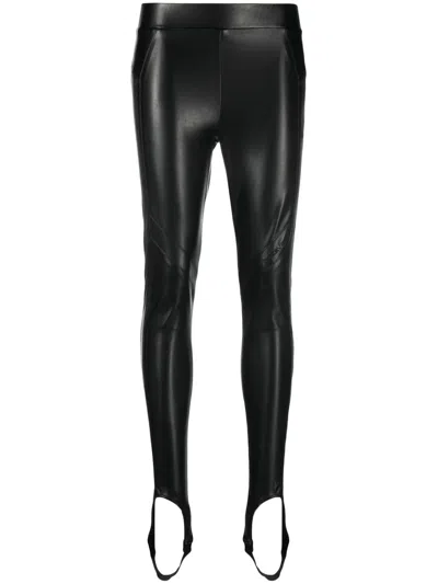 Ermanno Scervino Stirrup Cuff Leggings In Black
