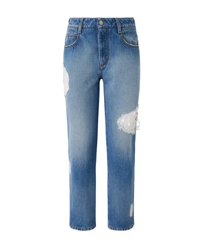 Ermanno Scervino Straight Jeans In Blue