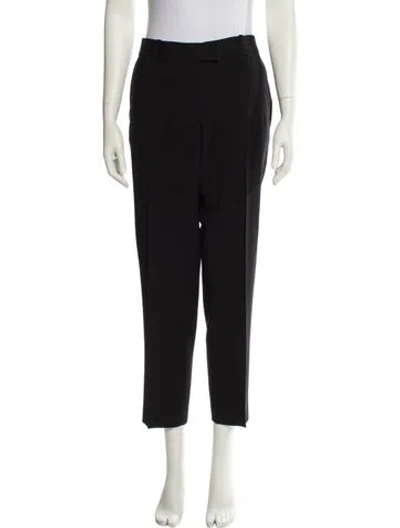 Pre-owned Ermanno Scervino Straight Leg Pants In Black
