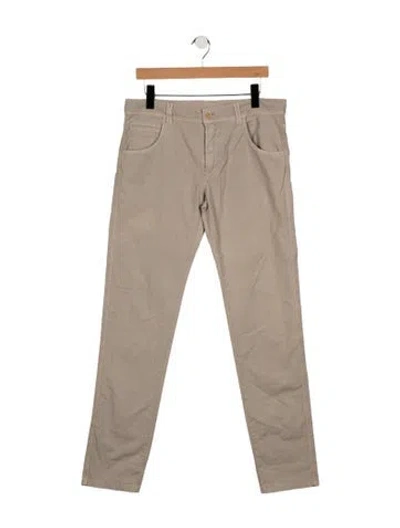 Pre-owned Ermanno Scervino Straight Leg Pants In Grey