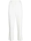 Ermanno Scervino Straight-leg Tailored Trousers In White