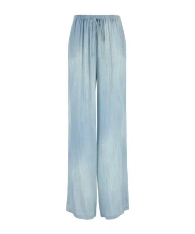 Ermanno Scervino Straight-leg Trousers In Light Blue