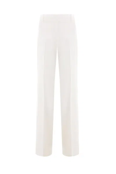 ERMANNO SCERVINO STRAIGHT-LEG TROUSERS WITH STRUCTURED WAISTBAND