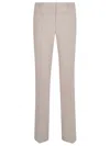 Ermanno Scervino Straight-leg Trousers With Subtle Pleats In Neutral