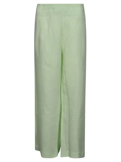 Ermanno Scervino Straight Oversized Trousers In Green