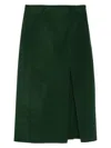 Ermanno Scervino Straight Skirt In Green