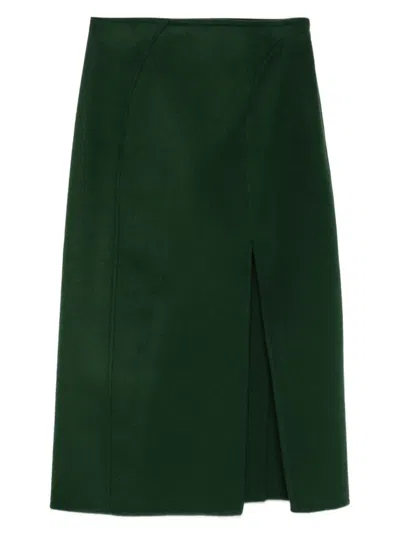 Ermanno Scervino Straight Skirt In Green