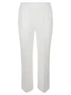 Ermanno Scervino High-waist Cropped Trousers In White