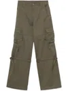 Ermanno Scervino Strap-detail Cargo Pants In Green
