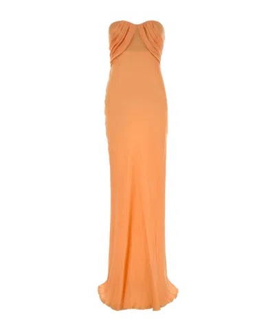 Ermanno Scervino Strapless Dress In Multi