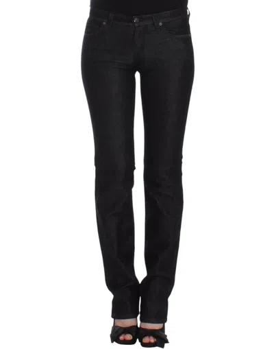 Ermanno Scervino Stretch Cotton Denim Jeans In Black