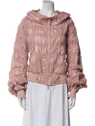 Pre-owned Ermanno Scervino Striped Jacket In Pink