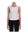 Ermanno Scervino Stud-embellished Cotton Tank Top In Multicolor