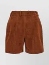 Ermanno Scervino Suede Shorts