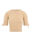 Ermanno Scervino Knit Cashmere Pullover For Women In Neutral