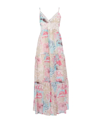 Ermanno Scervino Suspender Dress In Multi
