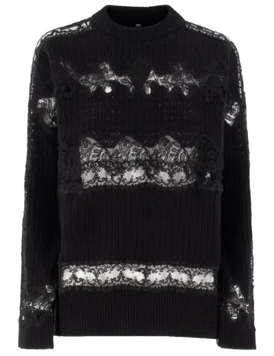 Ermanno Scervino Sweater In Black