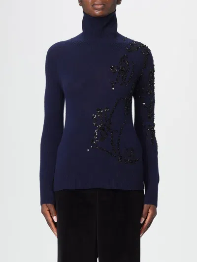 Ermanno Scervino Sweater  Woman Color Marine In Blue