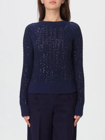 ERMANNO SCERVINO SWEATER ERMANNO SCERVINO WOMAN COLOR MARINE,H64964082