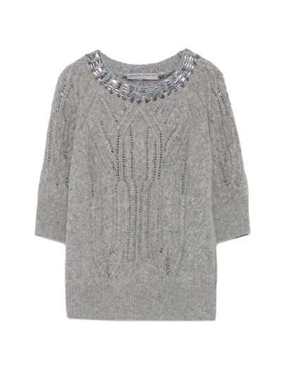 Ermanno Scervino Sweater In Grey