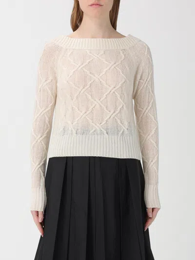 Ermanno Scervino Crew Neck Sweater In Neutral