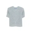 Ermanno Scervino Short Sleeve Sweater In Multi