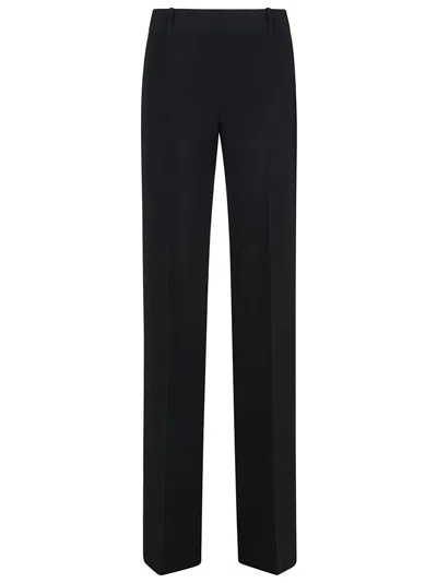Ermanno Scervino Tailored Black Crepe Trousers
