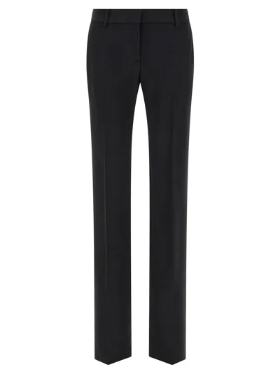 Ermanno Scervino Tailored Cady Trousers In Black