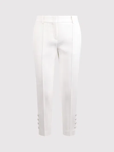 Ermanno Scervino Tailored Crop Trousers In White