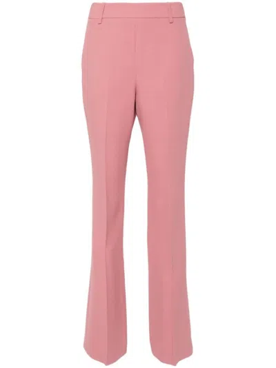 Ermanno Scervino Tailored Flared Pants With High Waist In Pink