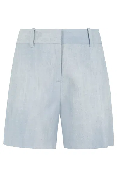 Ermanno Scervino Tailored Light Blue Emy Shorts
