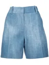 Ermanno Scervino Tailored Shorts In Blue
