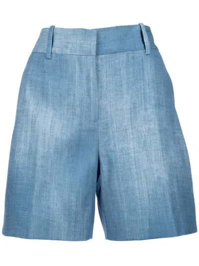 Ermanno Scervino Tailored Shorts In Blue