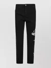Ermanno Scervino Tailored Slim Fit Denim Trousers In Black