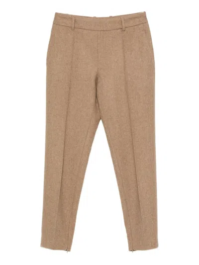 Ermanno Scervino Tailored Trousers In Nude