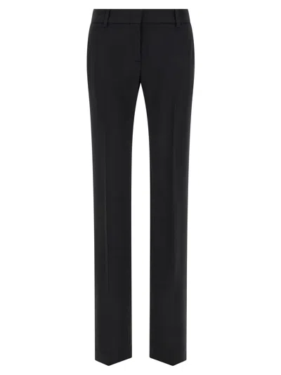 Ermanno Scervino Straight-leg Tailored Trousers In Black