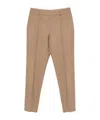 Ermanno Scervino Wool Polyamide Elastane Pants In Brown