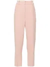 Ermanno Scervino Pant With Belt Loops In Viscose Blend In Pink