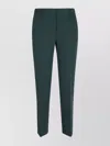 Ermanno Scervino Tailored Trousers With Pockets And Loops In Green