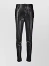 Ermanno Scervino Tailored Trousers With Pockets And Zip Detail In Black