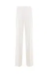 Ermanno Scervino Straight-leg Trousers With Structured Waistband In Neutral