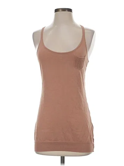 Pre-owned Ermanno Scervino Tank Top Brown Halter Neckline Tops