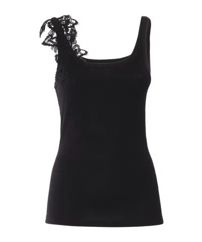 Ermanno Scervino Tank Top With Lace