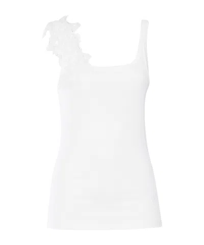 Ermanno Scervino Tank Top Woth Lace